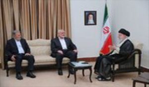آخرین دیدار روز گذشته شهید هنیه با رهبر انقلاب اسلامی					 – خلیج مذهبی