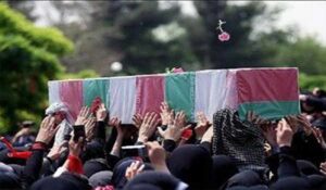 استقبال از پیکر ۳ شهید حافظ امنیت					 – نابند شیعه