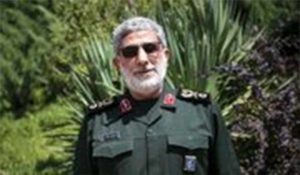 سردار قاآنی در هنگام شروع عملیات کربلای پنج ۱۹ دی ۱۳۶۵					 – نابند شیعه
